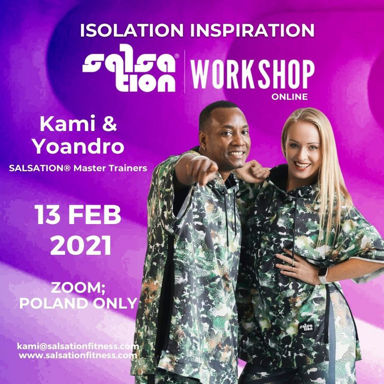 Picture of SALSATION® Isolation Inspiration Workshop with Kami and Yoyo, Online, Poland Only, 13 FEB 2021