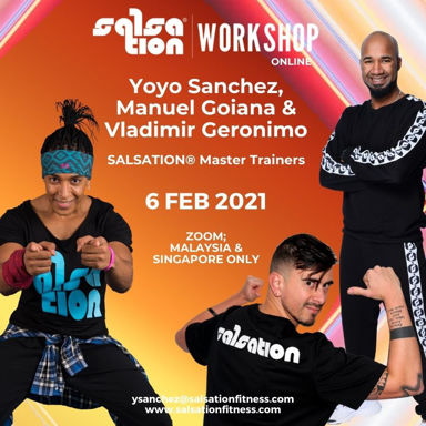 Picture of SALSATION®  Workshop with Yoyo, Manuel and Vladimir, Online, Malaysia and Singapore Only, 06 FEB 2021