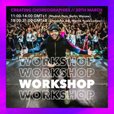 Picture of SALSATION Creating Choreographies Workshop with Alejandro, Online, Global, 20 Mar 2021