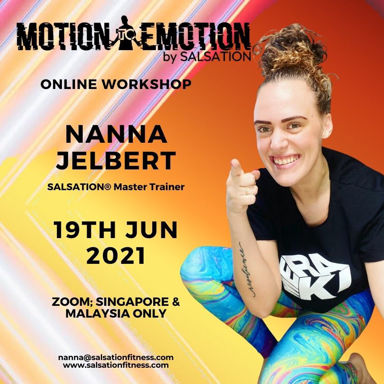 Picture of SALSATION® Motion 2 Emotion Workshop with Nanna, Online, Malaysia and Singapore only,  19 JUN 2021