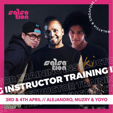 Picture of SALSATION® Instructor Training with Alejandro, Yoyo, and Muzry, Online, Malaysia and Singapore only, 03 - 04 Apr 2021