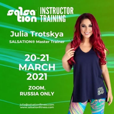 Picture of SALSATION Instructor training with Julia, Online, Russia Only, 20 Mar 2021 - 21 Mar 2021