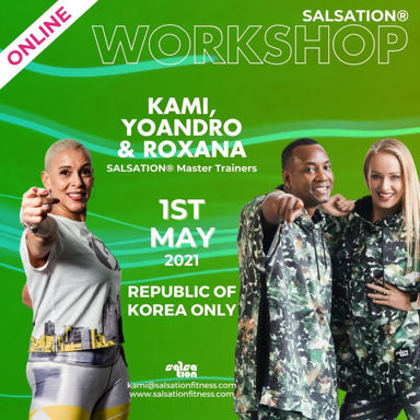 Picture of SALSATION Workshop with Kami, Yoandro and Roxana, Online, Korea only, 01 May 2021