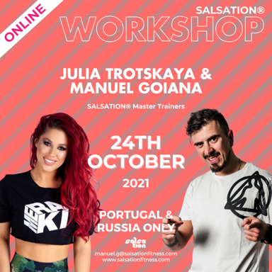 Picture of SALSATION, Workshop with Manuel and Julia, Online, Russia and Portugal Only, 24 Oct 2021