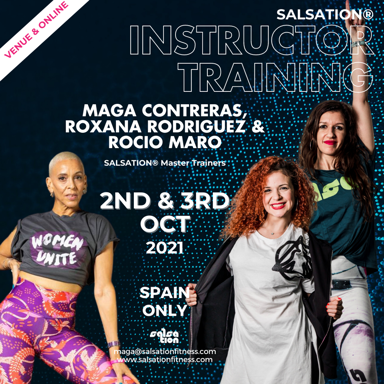 Picture of SALSATION Instructor training with Maga, Roxana & Rocio, ONLINE, Spain, 02 Oct 2021 - 03 Oct 2021