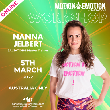 Picture of Motion to Emotion Workshop with Nanna, Online, Australia Only, 05 Mar 2022