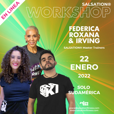 Picture of SALSATION Workshop with Roxana, Federica & Irving, Online, South America, 22 Jan 2022