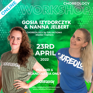 Picture of CHOREOLOGY Workshop with Gosia and Nanna, Online, Poland & Scandinavia, 23 Apr 2022