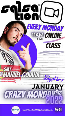 Picture of SALSATION® class with Manuel Goiana, Monday, 11:00