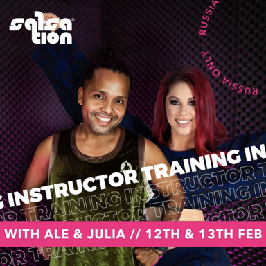 Picture of SALSATION Instructor training with Alejandro & Julia, Online, Armenia, Kazakhstan, Kyrgyzstan and Russia only, 12 Feb 2022 - 13 Feb 2022