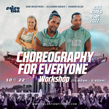 Picture of CHOREOGRAPHY FOR EVERYONE Workshop with Alejandro, Kami & Yoyo, Venue, Ilsan - South Korea, 22 October 2022