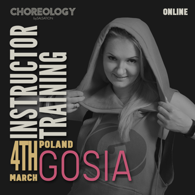 Picture of CHOREOLOGY Instructor training with Gosia, Venue, Online - Poland, 04 March 2023