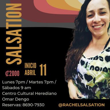 Picture of SALSATION® class with Rachel Barquero, Monday, 19:00