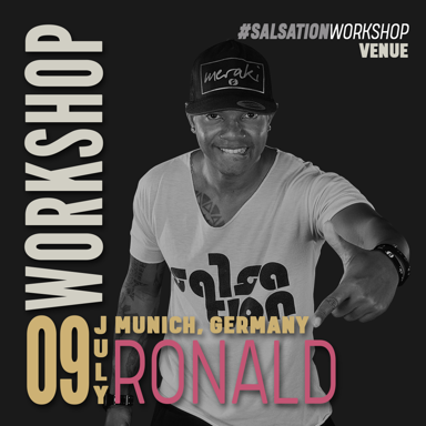 Picture of SALSATION Workshop with Ronald, Venue, Munich - Germany, 09 July 2023