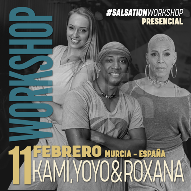 Picture of SALSATION Workshop con Roxana, Kami & Yoyo, Presencial, Murcia - España, 11 Febrero 2024