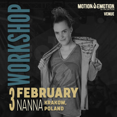 Picture of MOTION TO EMOTION Workshop with Nanna, Venue, Krakow - Poland, 03 February 2024